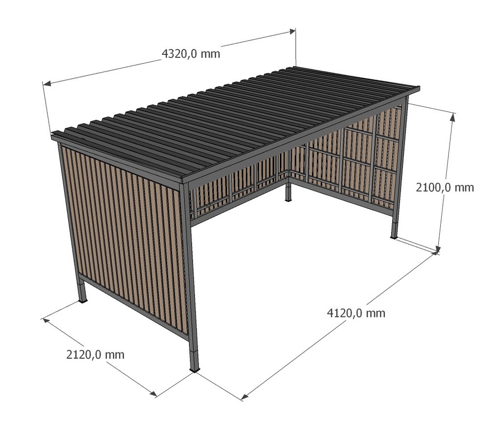 Polkupyöräkatos OS seinillä