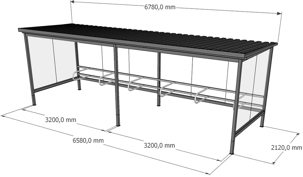 Polkupyöräkatos OS seinillä