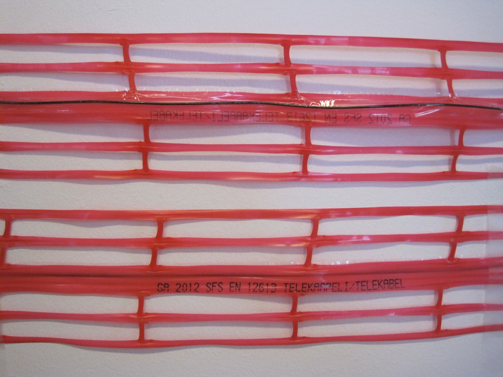 Varoitusverkko 10*600 punainen