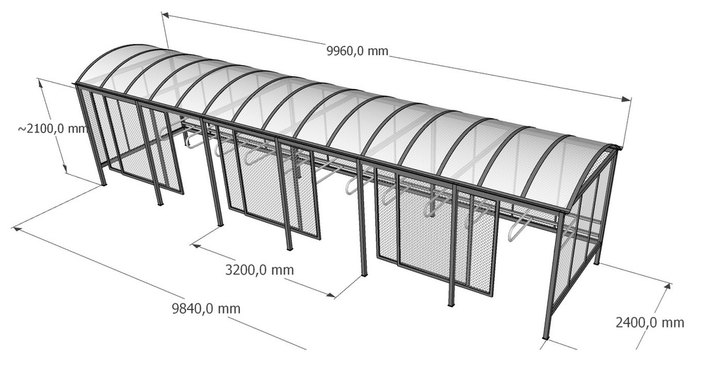 Polkupyöräkatos lukittava 2F2.3 (3.0)