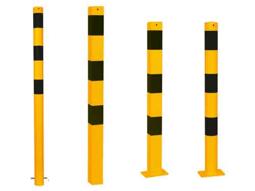 Teräspollari std Ø 60, 76, 89 mm 70x70 mm