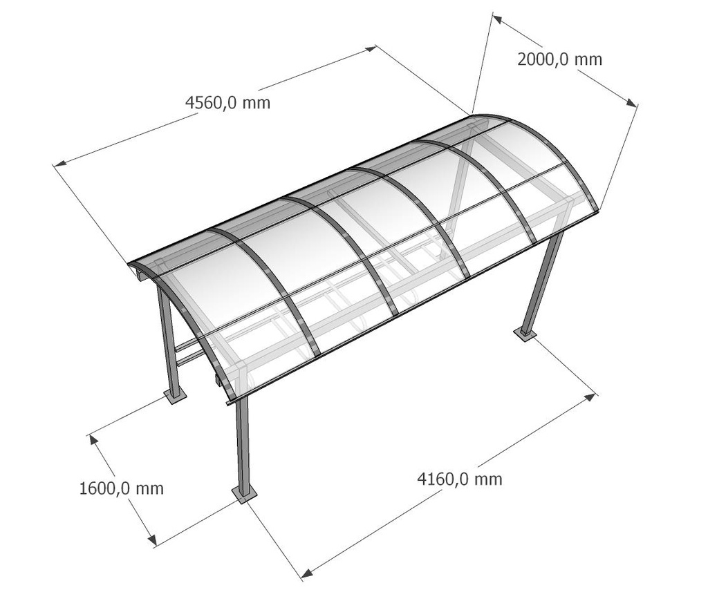 Ö Polkupyöräkatos P1.4 (4.0) 4,6m 10 pp
