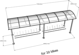 Polkupyöräkatos P1.4 (3.3) 7.2m 20 pp