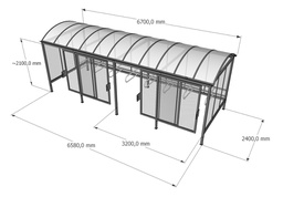 Polkupyöräkatos lukittava 2F2.3 (3.0)