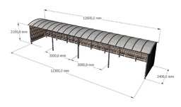 Polkupyöräkatos 4P2.3 (3.0) 12.6m