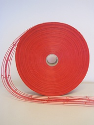 Varoitusverkko tunnisteella 10 x 500 punainen